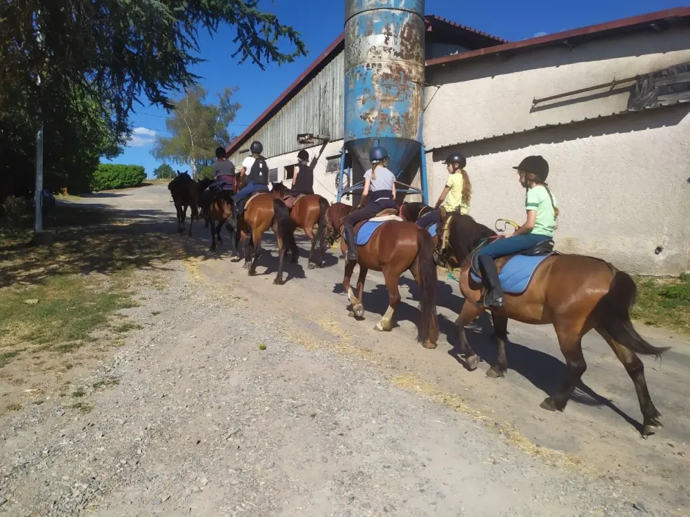 Equitation près de Roanne